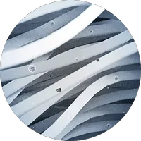 Detail image of the ultrafiltration, hollow fibres